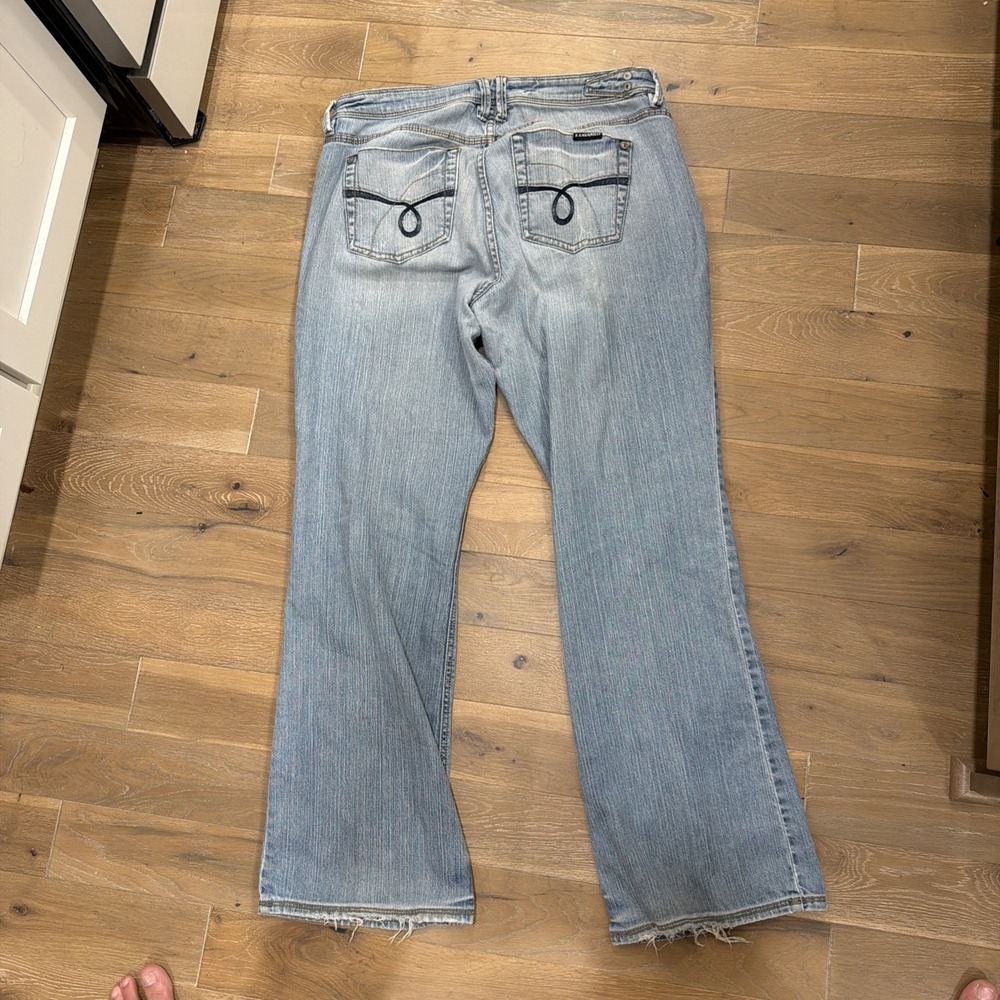 Z. Cavaricci Mens Y2K Jeans Size 38x30 Worn Distressed Denim -zipper Issue